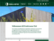 Tablet Screenshot of fredricsons.com
